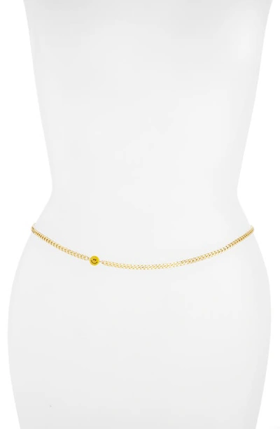 Shop Vidakush Smile All Day Belly Chain In Gold