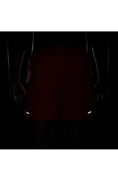 Shop Nike Dri-fit Stride 5-inch Running Shorts In University Red/ Black