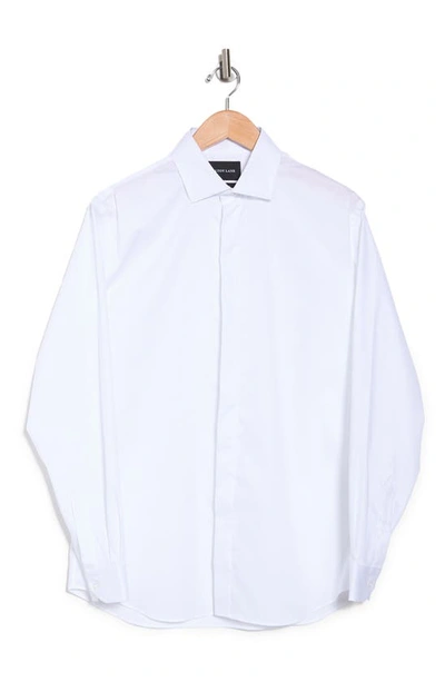 Shop Alton Lane Mercantile Tuxedo Performance Shirt In White Pique
