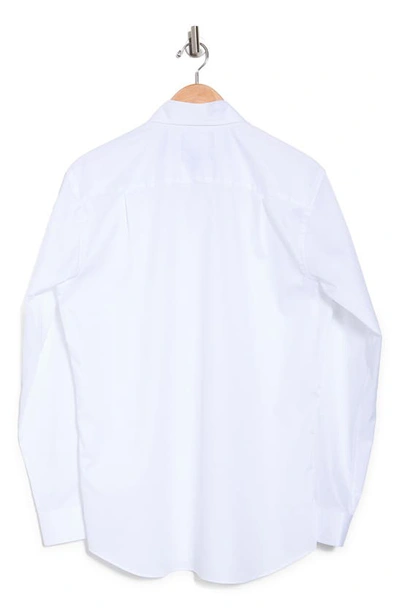 Shop Alton Lane Mercantile Tuxedo Performance Shirt In White Pique