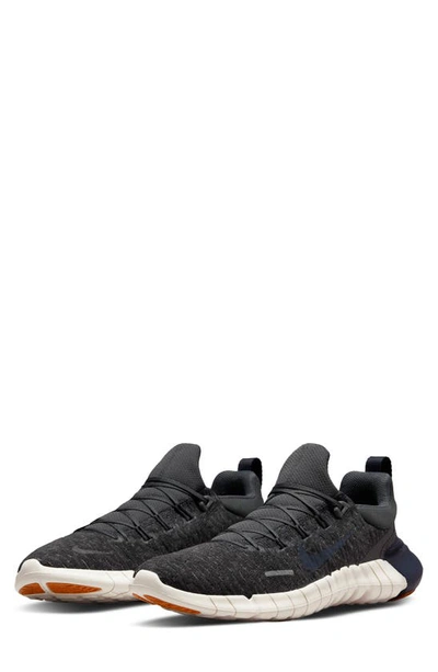 Nike Free Run 5.0 Men's Road Running Shoes In Anthracite/medium  Ash/kumquat/blackened Blue | ModeSens