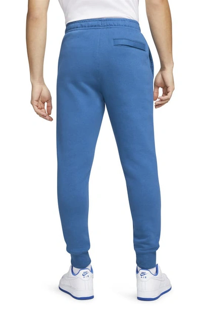 Shop Nike Sportswear Club Pocket Fleece Joggers In Dark Marina Blue/ White