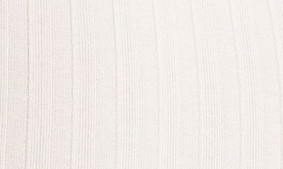 Shop Cotton Citizen Capri Cutout Rib Long Sleeve Minidress In Oatmeal