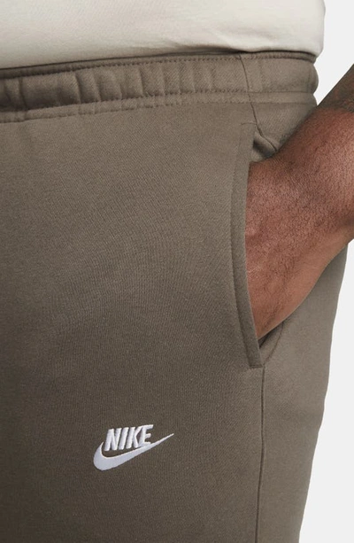 Shop Nike Sportswear Club Fleece Sweatpants In Ironstone/ Ironstone/ White