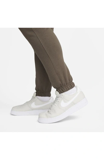 Shop Nike Sportswear Club Fleece Sweatpants In Ironstone/ Ironstone/ White