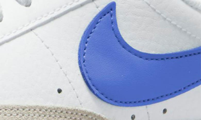 Shop Nike Kids' Blazer Low '77 Low Top Sneaker In White/ Blue/ Black