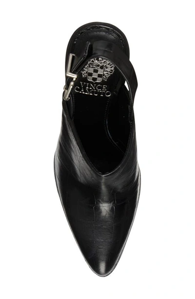 Shop Vince Camuto Chemine Slingback Pump In Black Leather