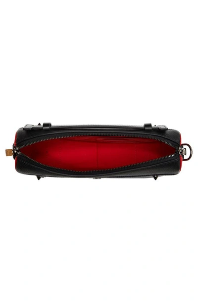Christian Louboutin Ruisbuddy Leather Crossbody Bag In Black/ Loubi/ Black