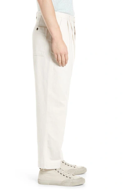 Shop Ted Baker Onen Talbot Fit Doube Face Trousers In Ecru