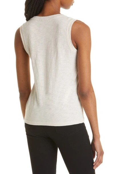 Shop Theory Nebulous Organic Cotton Tank Top In Canvas