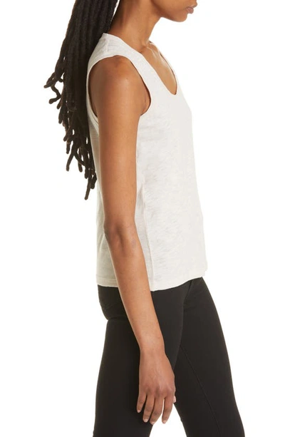 Shop Theory Nebulous Organic Cotton Tank Top In Canvas