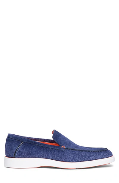 Shop Santoni Drain Slip-on In Blue