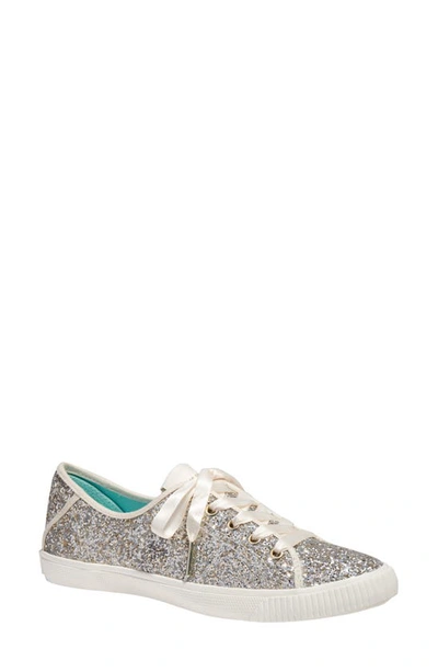 Shop Kate Spade Trista Sneaker In Silver/ Gold