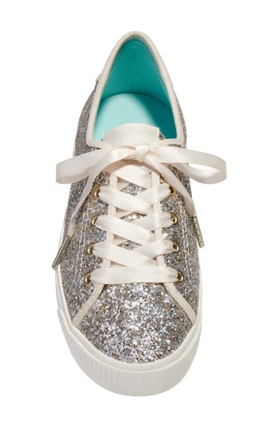 Shop Kate Spade Trista Sneaker In Silver/ Gold