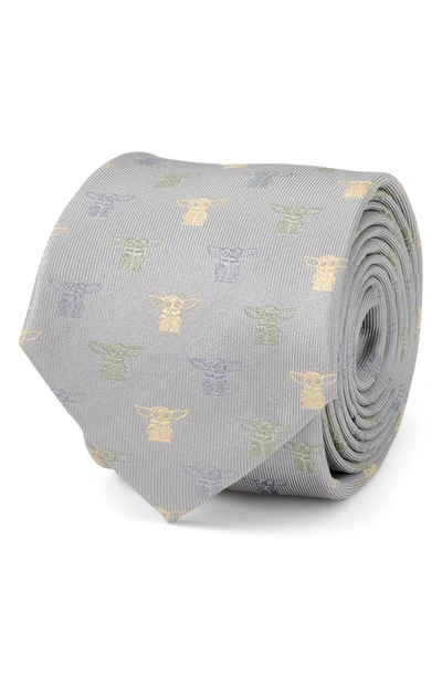 Shop Cufflinks, Inc Star Wars The Child Silk Tie In Gray