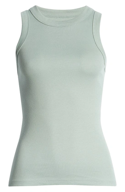 Shop Madewell Brightside Tank Top In Frosted Willow