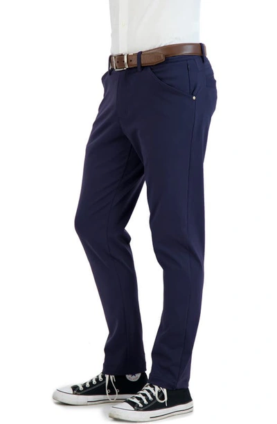 Shop Levinas Business Casual Pants In Navy