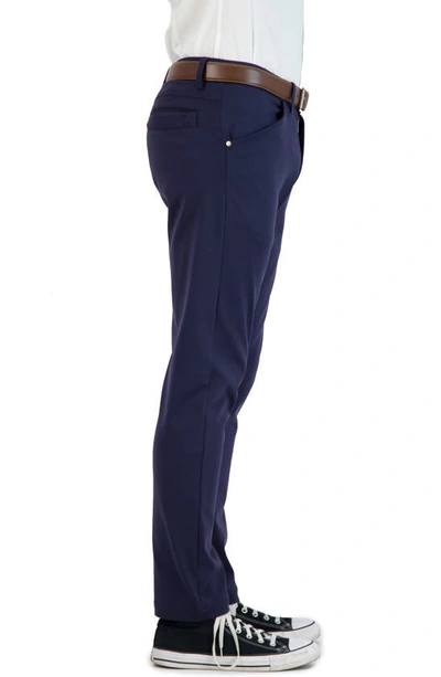 Shop Levinas Business Casual Pants In Navy