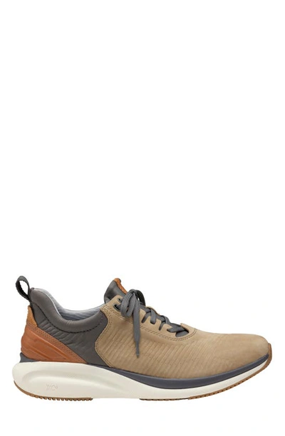 Shop Johnston & Murphy Xc4® Tr1-luxe Hybrid Waterproof Sneaker In Beige Waterproof Nubuck