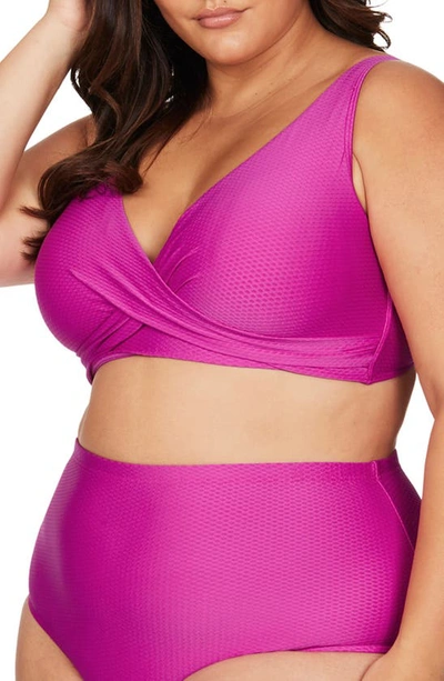 Artesands Serenade Delacroix D-cup & Up Bikini Top In Pink