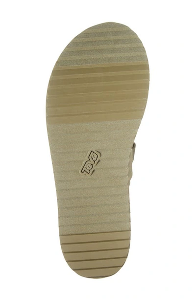 Shop Teva Mevia Flatform Strappy Sandal In Aloe