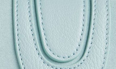Shop See By Chloé Mini Hana Leather Bag In Sterling Blue