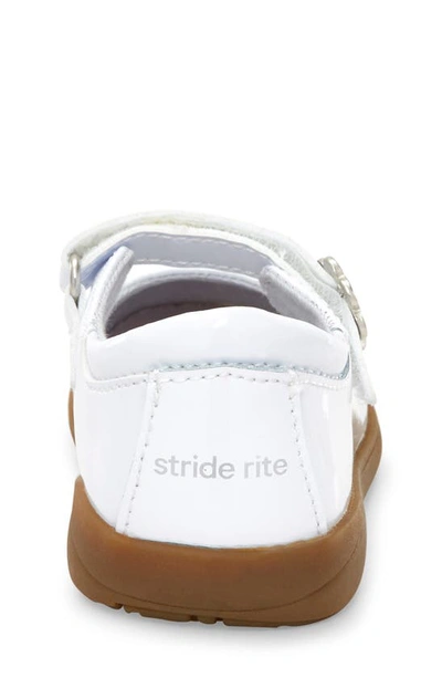 Shop Stride Rite Holly Mary Jane In White Patent