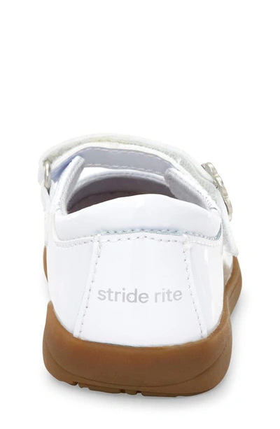 Stride Rite Holly Mary Jane In White Patent