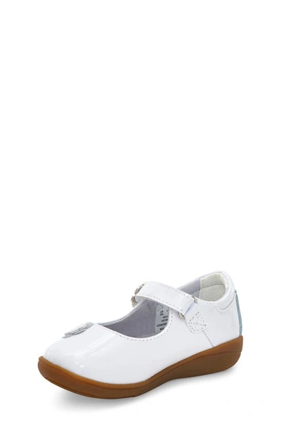 Stride Rite Holly Mary Jane In White Patent