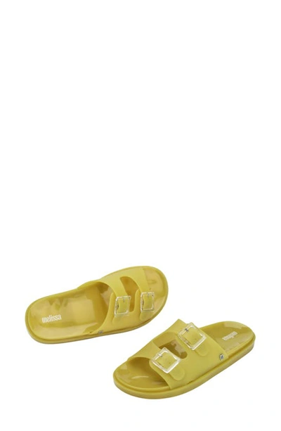 Shop Melissa Double Strap Slide Sandal In Yellow