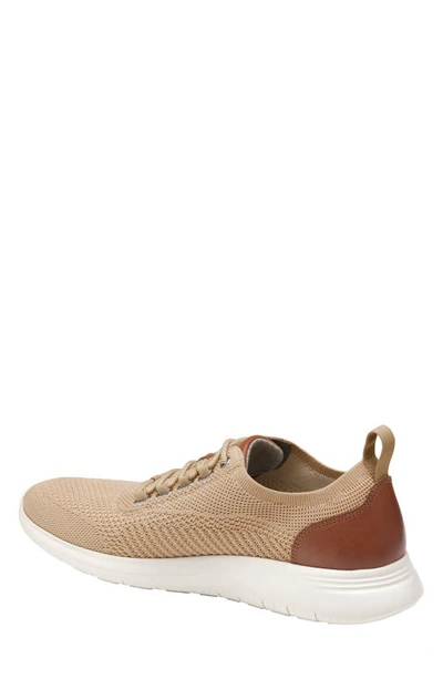 Shop J And M Collection Amherst Knit Sneaker In Taupe Knit