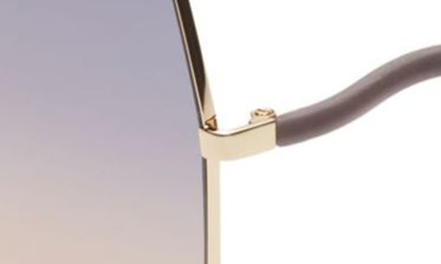 Shop Chloé 64mm Gradient Oversize Square Sunglasses In Gold 1
