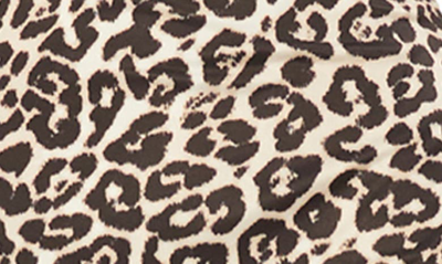 Shop Afrm Cowl Neck Minidress In Spring Leopard