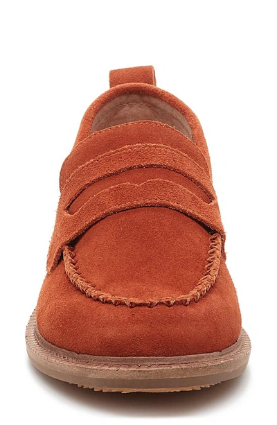Kelsi Dagger Brooklyn Lens Penny Loafer In Spice