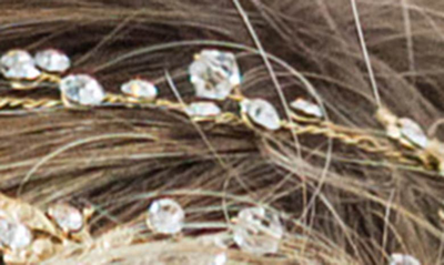 Shop Brides And Hairpins Gia Double Banded Halo Headpiece In Rose Gold