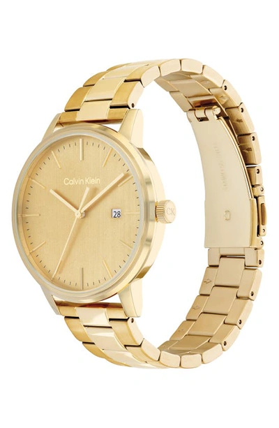 Shop Calvin Klein Bracelet Watch, 43mm In Gold