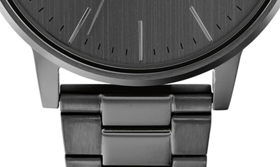 Calvin Klein Gray Stainless Steel Bracelet Watch 43mm Women's Shoes In Grey
