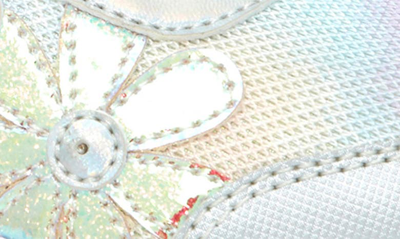 Stride Rite Lighted Glimmer Sneaker In Iridescent