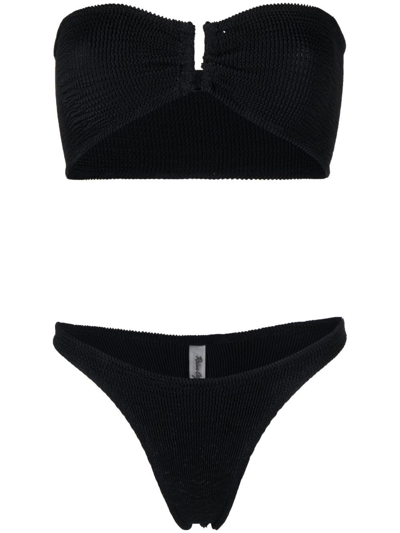 Shop Reina Olga Bikini Ausiliaset Clothing In Black