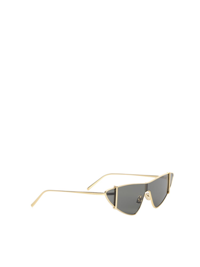 Shop Saint Laurent Sl 536 Sunglasses In Light Gold