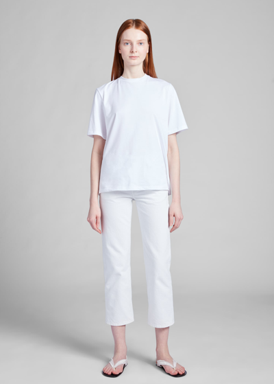 Shop The Row Chiara Jersey T-shirt In White