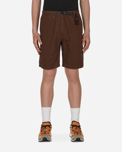 Shop Gramicci Twill G-shorts In Brown