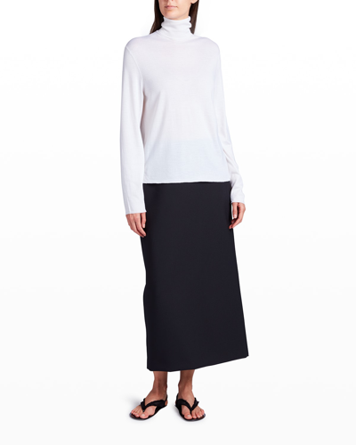Shop The Row Nyos Cashmere Turtleneck In White