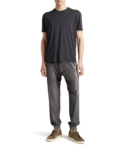 Shop Tom Ford Men's Cotton Jersey T-shirt In Blk Sld