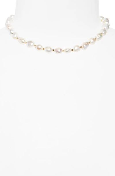 Shop Petit Moments Ren Freshwater Pearl Necklace In Multi