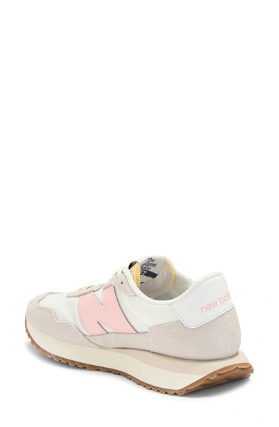 Shop New Balance 237 Sneaker In Sea Salt/ Pink Haze