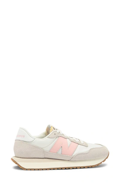 Shop New Balance 237 Sneaker In Sea Salt/ Pink Haze