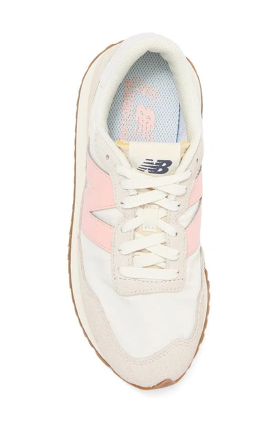 Shop New Balance 237 Sneaker In Sea Salt/ Pink Haze