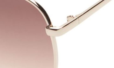 Bp. 55mm Gradient Aviator Sunglasses In Gold