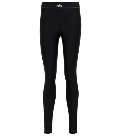 Shop Alo Yoga Airlift Suit Up High-rise Leggings In Black